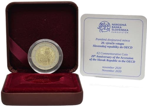 20th anniversary of Slovakia’s accession to the Organisation for Economic Co-operation and Development (OECD) Proof • Box