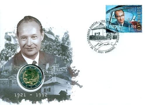 The 100th anniversary of the birth of Alexander Dubček BU • Letter