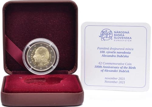 The 100th anniversary of the birth of Alexander Dubček Proof • Box