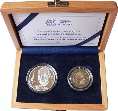 The 100th anniversary of the birth of Alexander Dubček Proof • Box