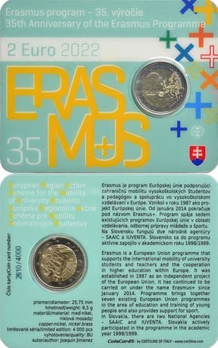 35 years of the Erasmus programme BU • Card