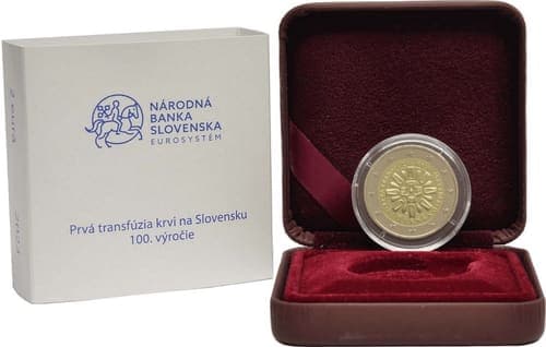 The 100th anniversary of the first blood transfusion in Slovakia Proof • Box
