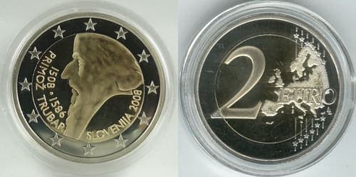 500th anniversary of Primož Trubar's birth Proof • Capsule