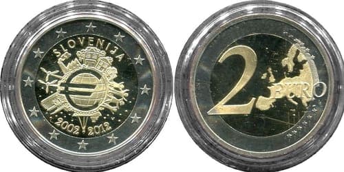 Ten years of the euro Proof • Capsule