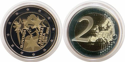 The 600th anniversary of the crowning of Barbara Celjska Proof • Capsule