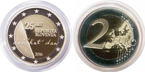 The 25th anniversary of independence of the Republic of Slovenia Proof • Capsule