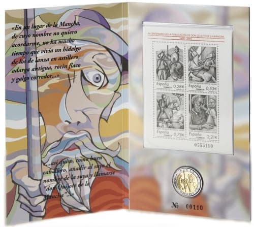 4th centenary of the first edition of Miguel de Cervantes’ 'The ingenious gentleman Don Quixote of La Mancha' BU • Letter