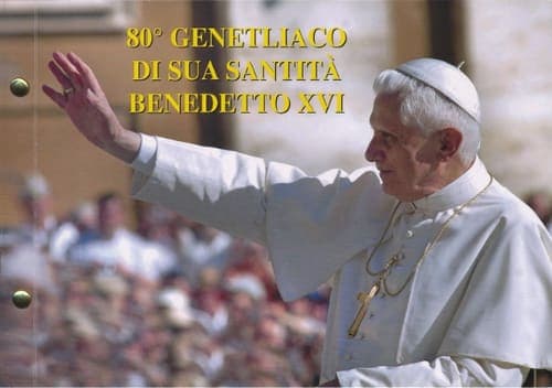 80th birthday of His Holiness Pope Benedict XVI BU • Letter