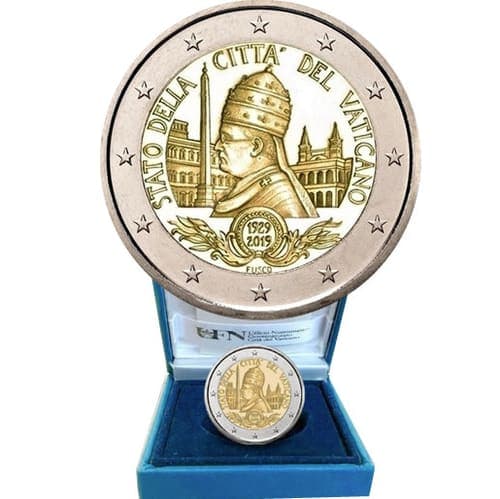 90th anniversary of the foundation of the Vatican City State Proof • Box