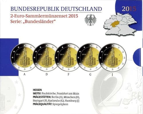 Hessen from the 'Lander' series CCS • Proof • Folder