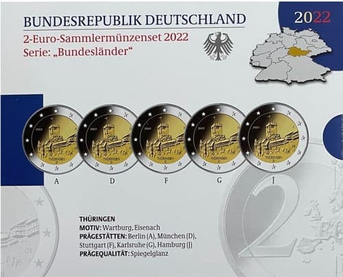 Bundeslander series – Thuringia CCS • Proof • Folder
