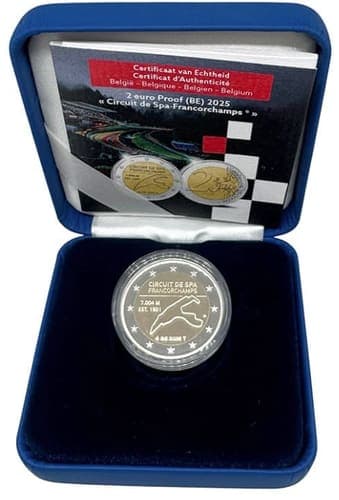 Motor-racing circuit of Spa-Francorchamps in Belgium Proof • Box