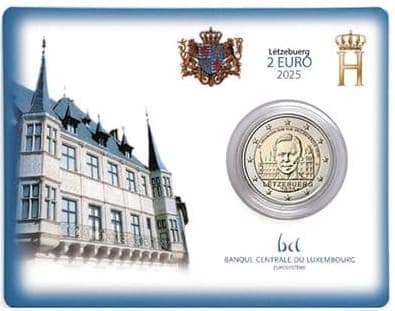 The 25th anniversary of the accession to the throne of Grand Duke Henri BU • Card