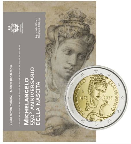 The 550th anniversary of the birth of Michelangelo BU • Blister