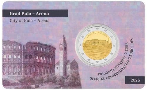 Croatian cities series – Grad Pula - Arena BU • Card