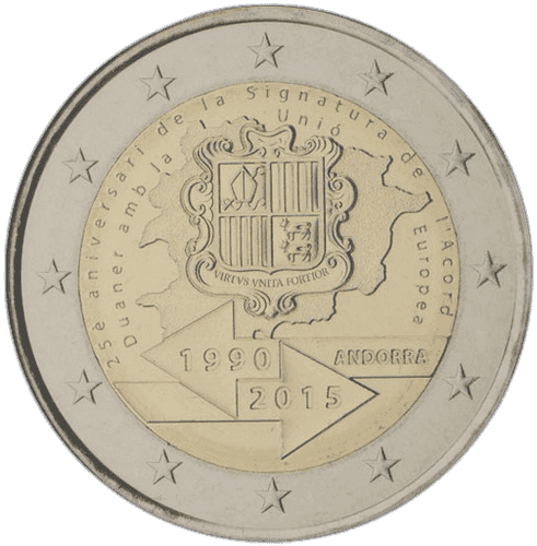 Andorra 2015 25th anniversary of the Signature of the Customs Agreement with the European Union