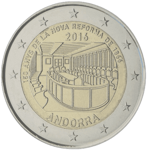 Andorra 2016 150 years of the New Reform 1866