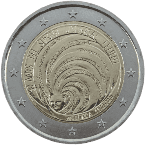 Andorra 2020 50 years of Universal Female Suffrage