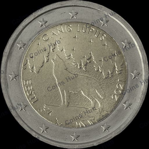The Estonian national animal – the wolf