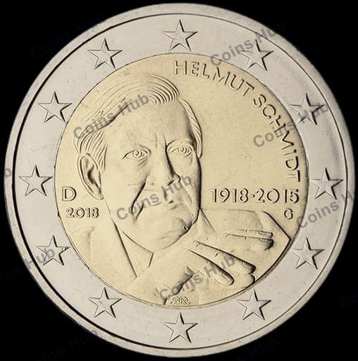 The 100th birthday anniversary of the great German statesman and Chancellor Helmut Schmidt (1918-2015)