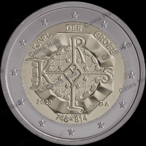 The 1275th anniversary of the birth of Charlemagne (748–814), King of the Franks and Holy Roman Emperor