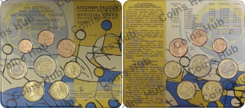 Annual set with €2 commemoratives