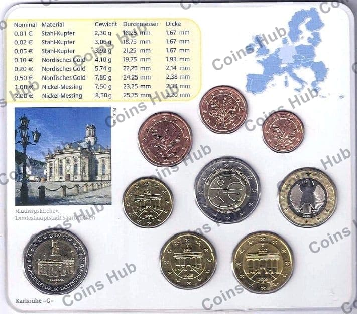 Annual set with €2 commemoratives