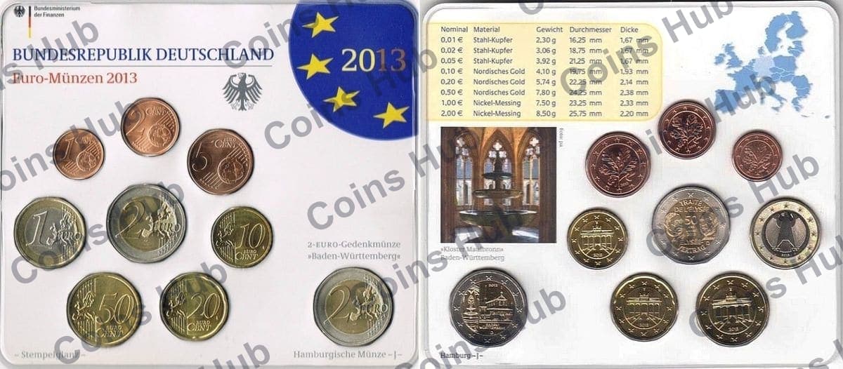 Annual set with €2 commemoratives