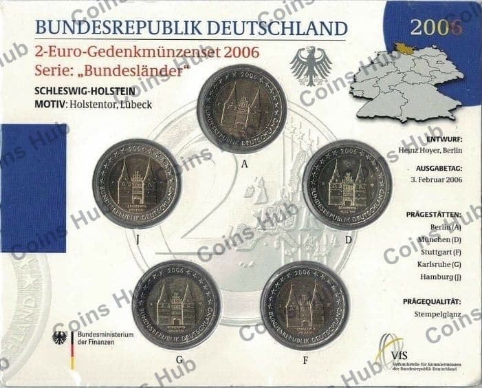 €2 commemorative coin set