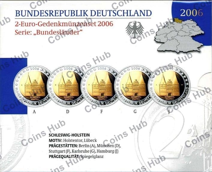 €2 commemorative coin set