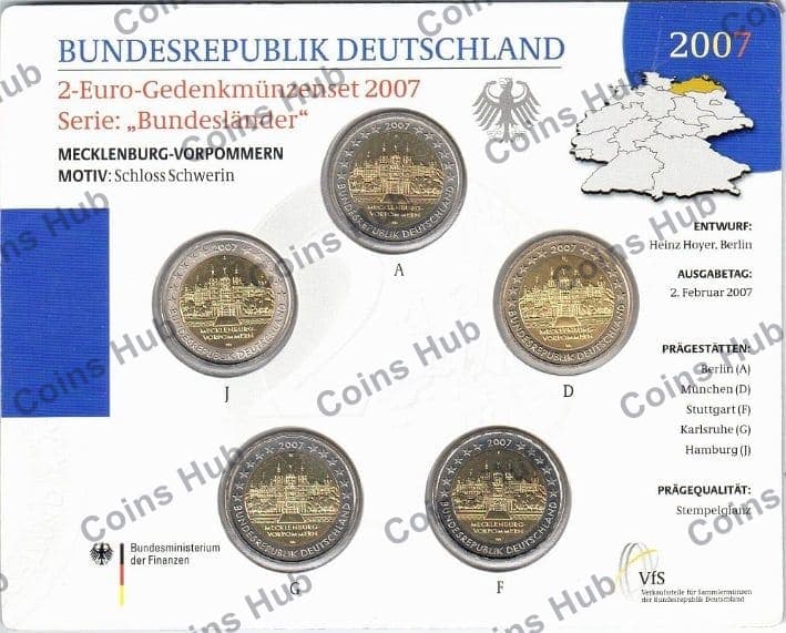 €2 commemorative coin set