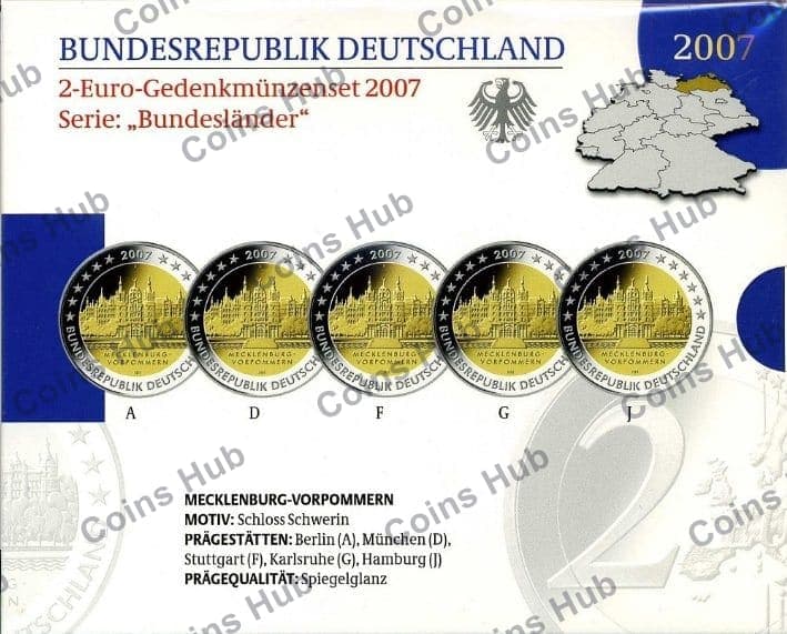 €2 commemorative coin set