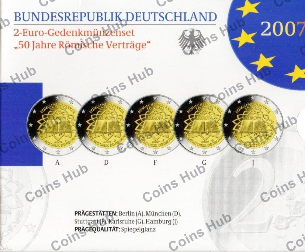 €2 commemorative coin set