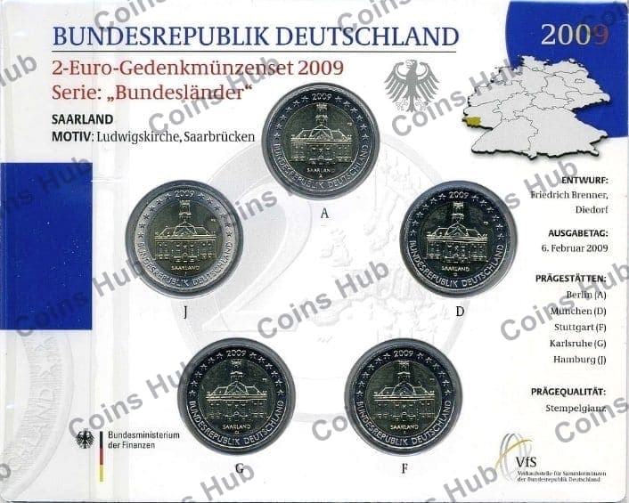 €2 commemorative coin set