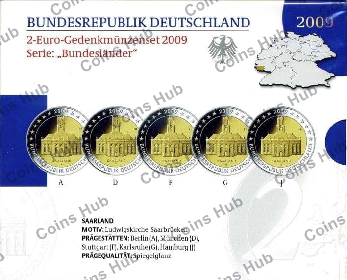 €2 commemorative coin set
