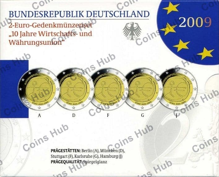 €2 commemorative coin set