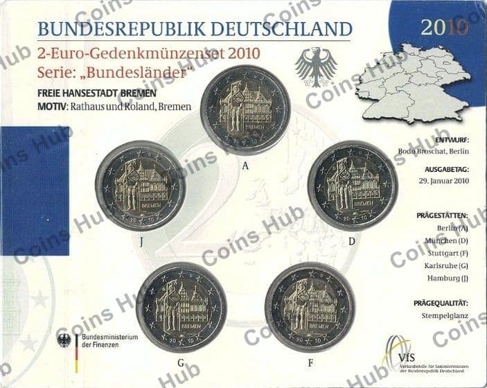 €2 commemorative coin set