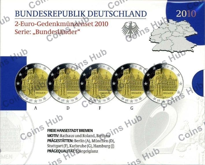 €2 commemorative coin set