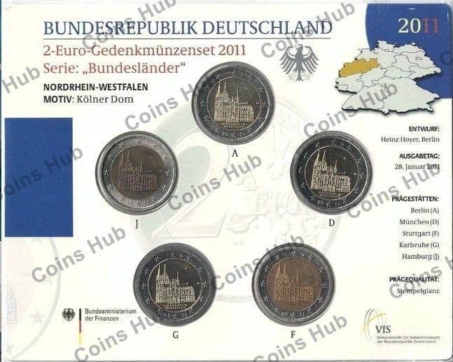 €2 commemorative coin set