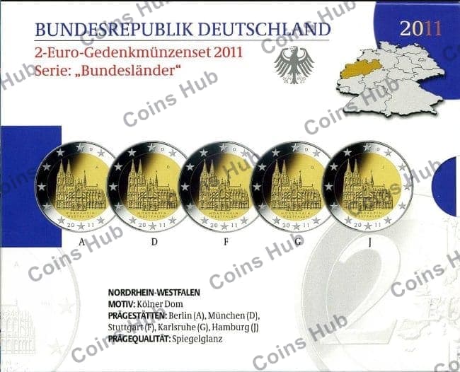 €2 commemorative coin set