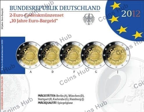€2 commemorative coin set