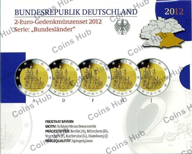 €2 commemorative coin set