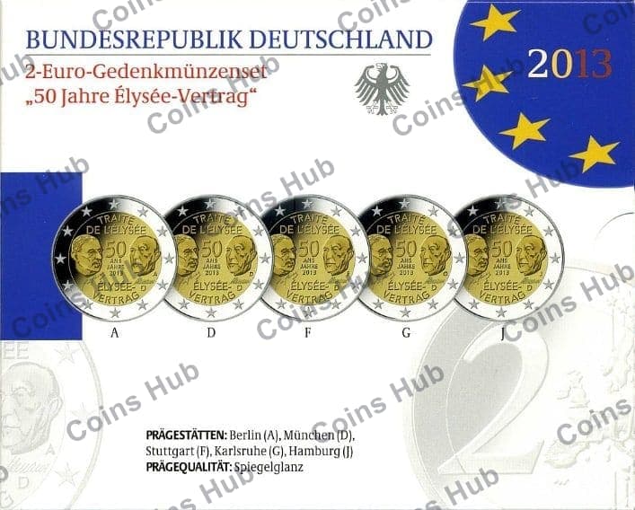 €2 commemorative coin set
