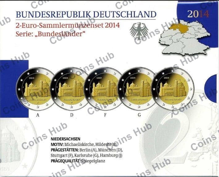 €2 commemorative coin set