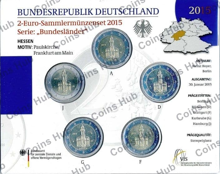 €2 commemorative coin set