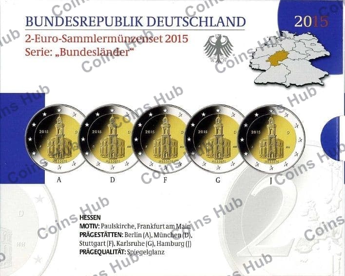 €2 commemorative coin set