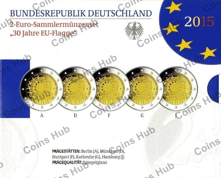 €2 commemorative coin set