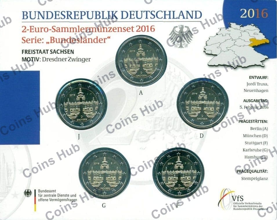 €2 commemorative coin set