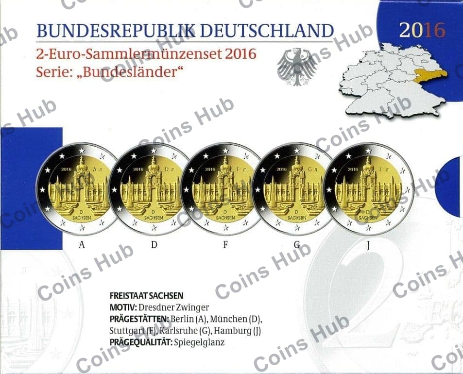 €2 commemorative coin set