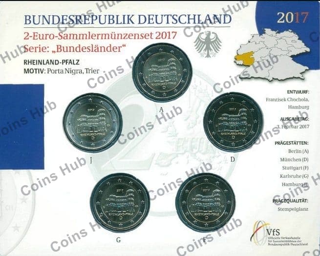 €2 commemorative coin set